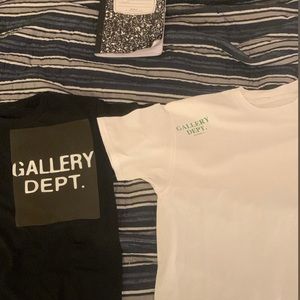 White and black t shirt Galerie department